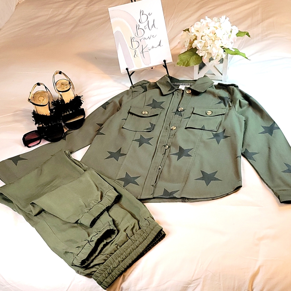 Utility Jacket Women's Olive Green Jackets - Various Sizes. S, L, XL, XXL